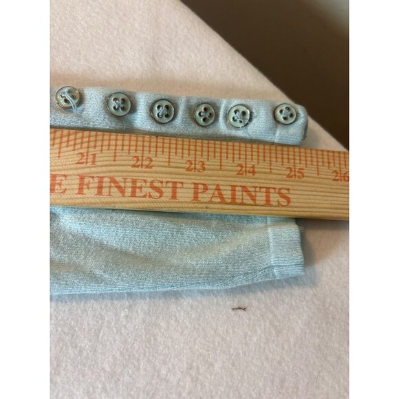 J.McLaughlin Womens Light Blue Long Sleeve Sweater Medium Cotton Blend - Picture 10 of 12